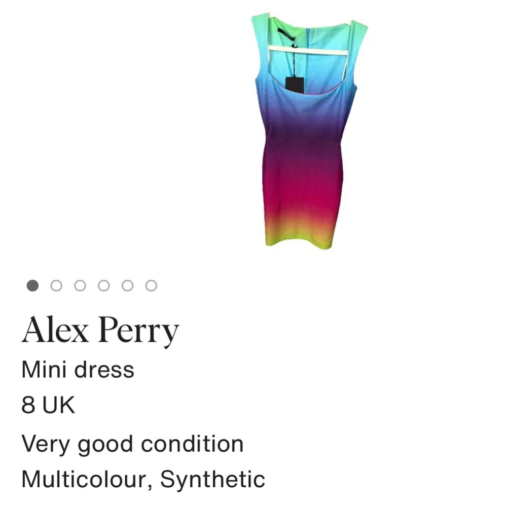 Alex Perry Mini Dress 8 UK